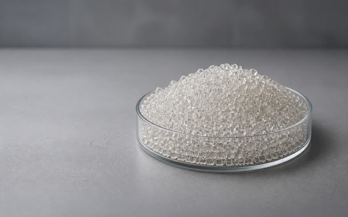 Clear engineering plastic pellets for filament extrusion